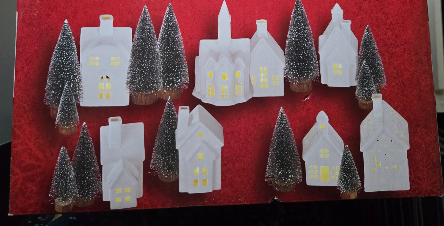 Home Accents Holiday 20-Piece LED Village Scene