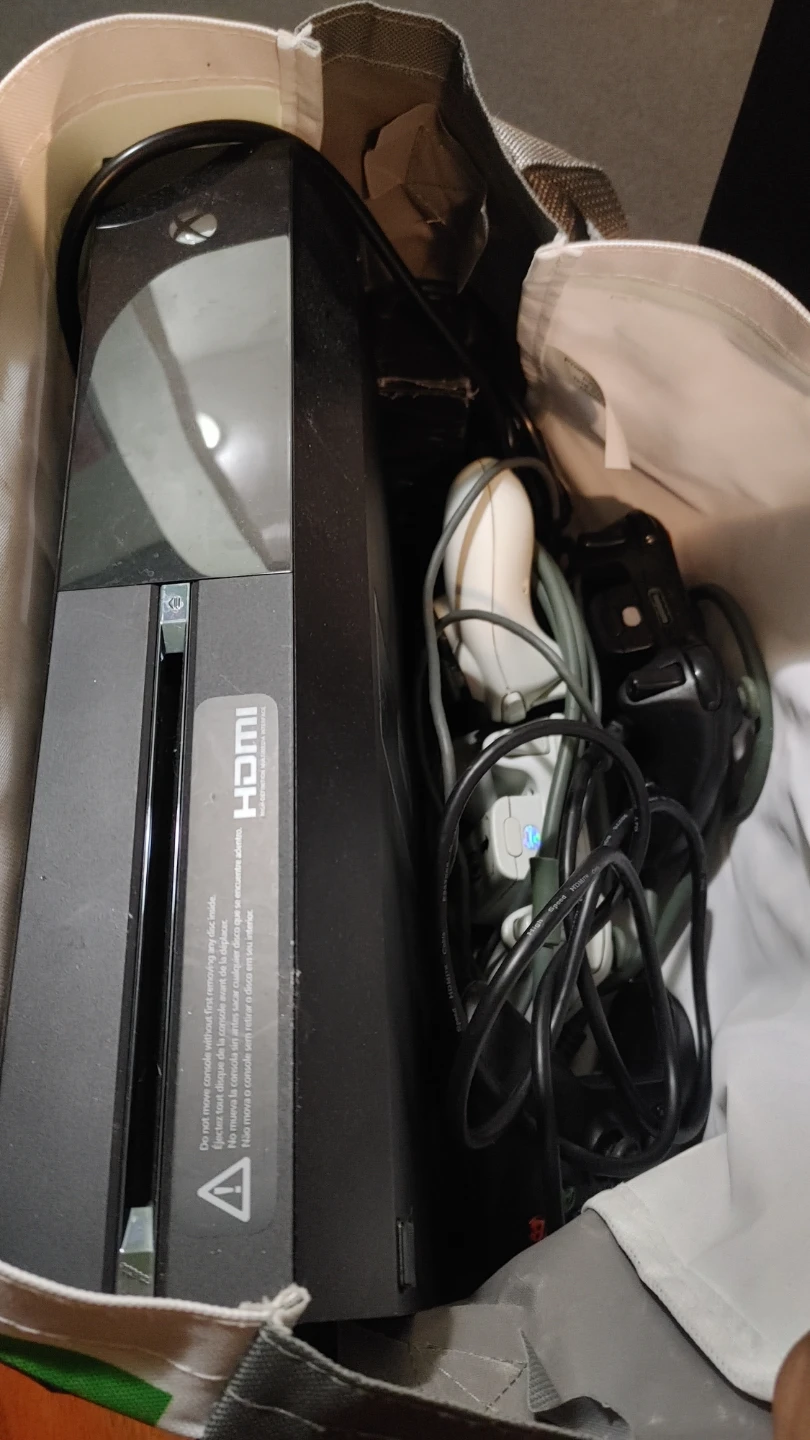 Xbox One Console with Controllers and Cables