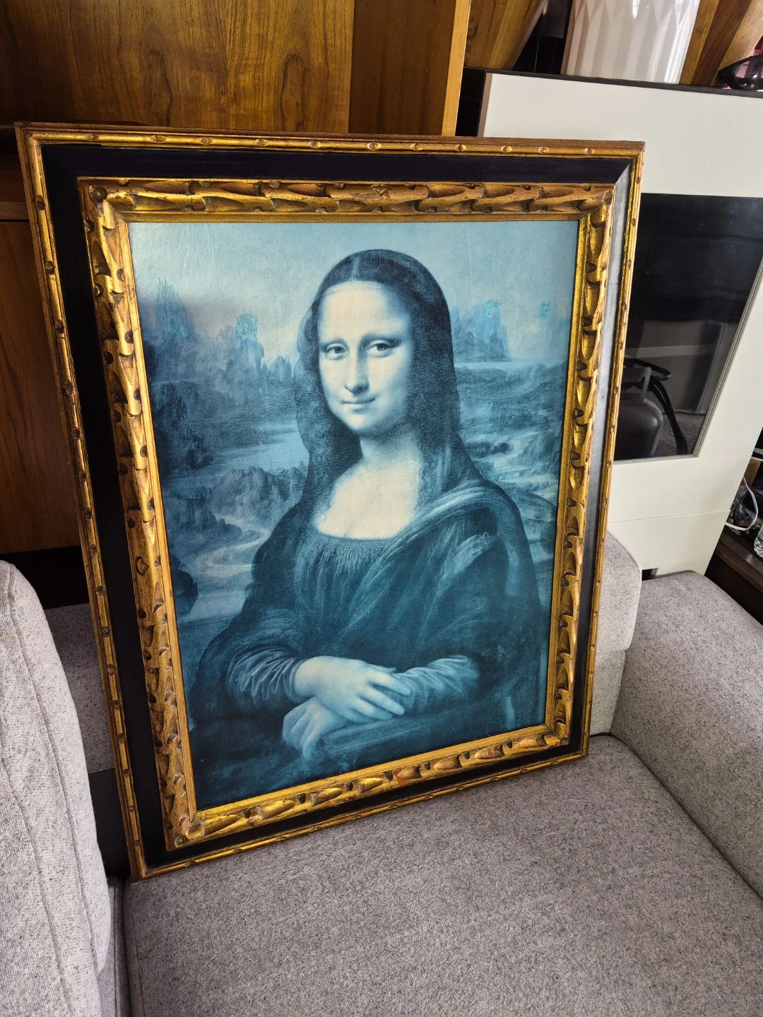 Framed Mona Lisa Print