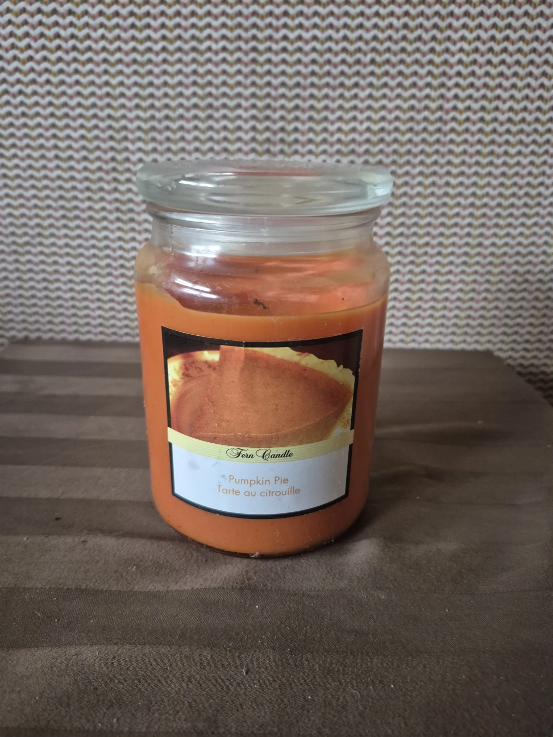 Fern Candle Pumpkin Pie Scented Jar Candle