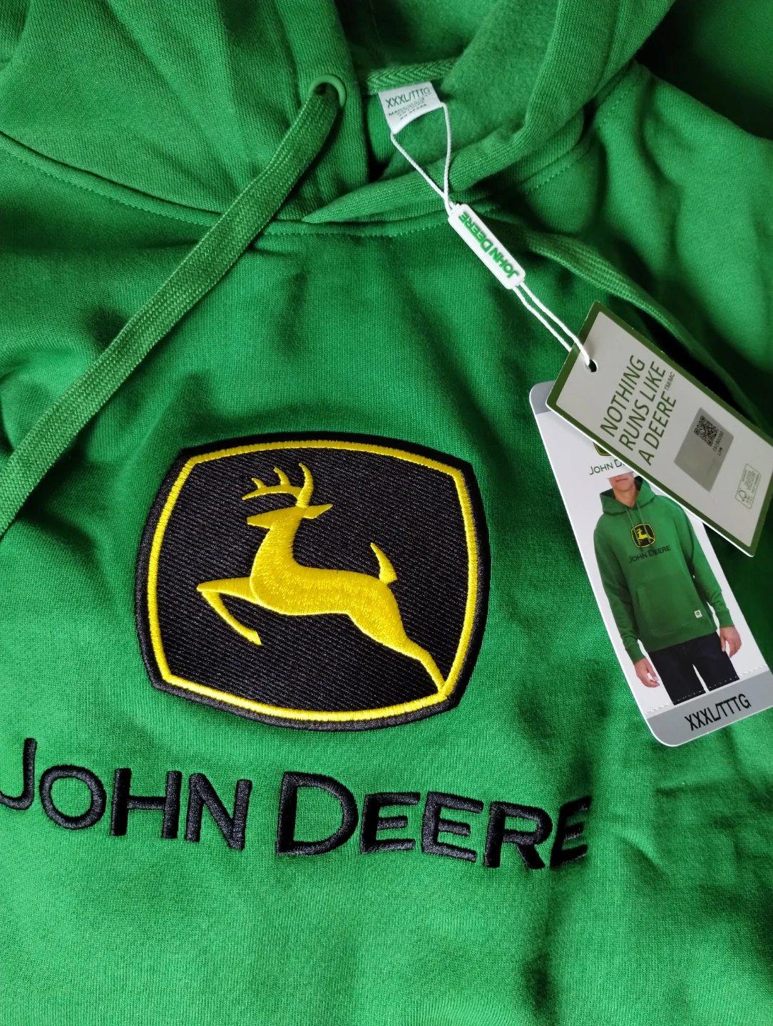 John Deere Green Hoodie XXXL - photo 2