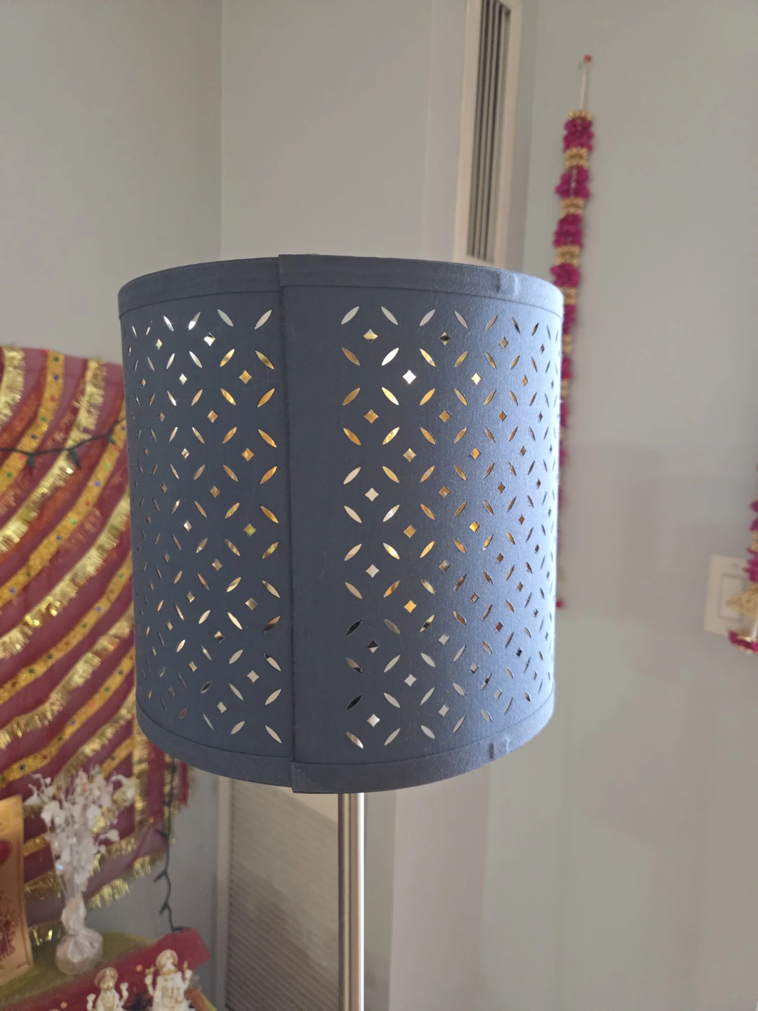 Floor Lamp with Decorative Drum Shade - photo 4