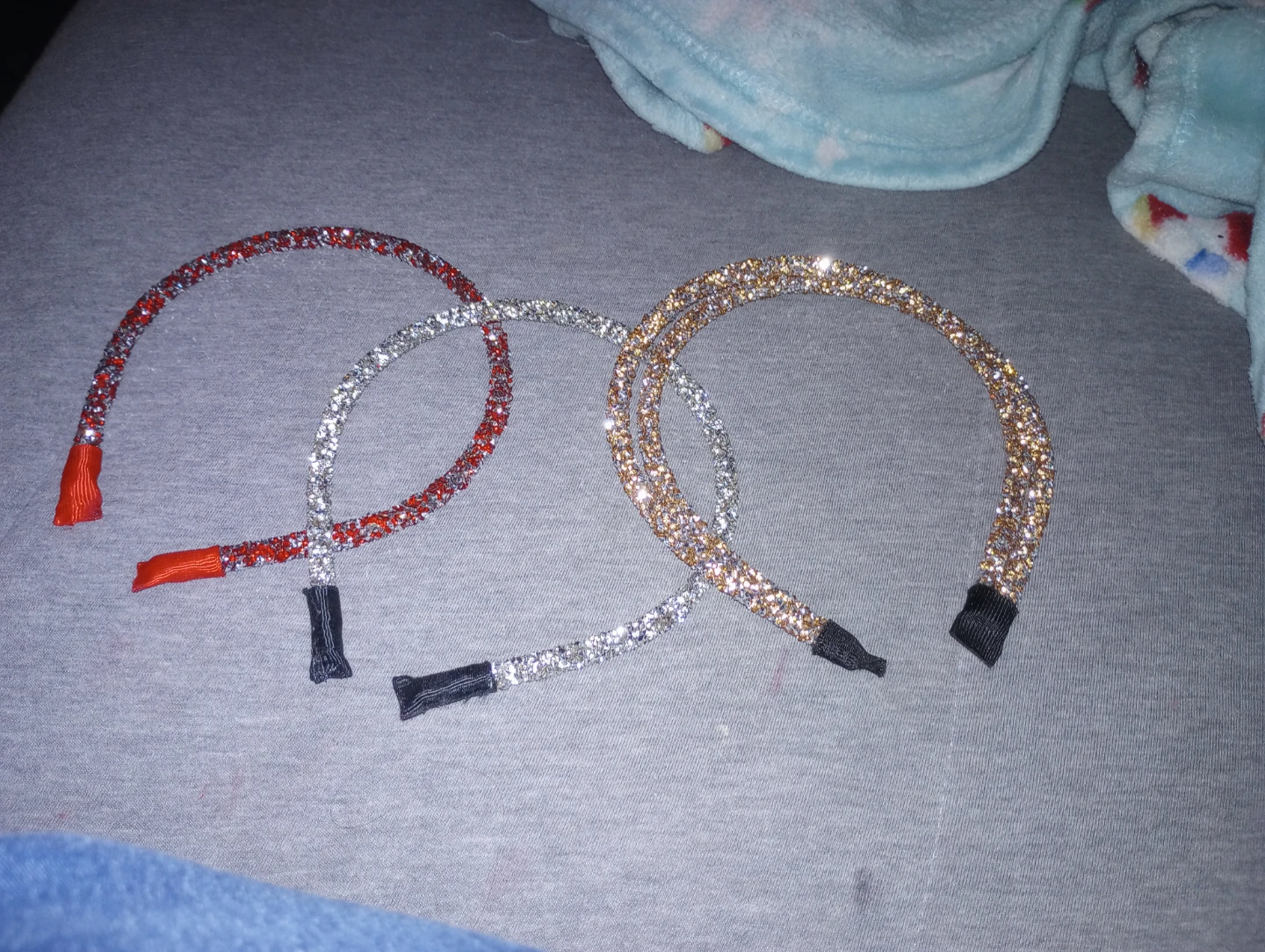 Set of 3 Sparkly Headbands