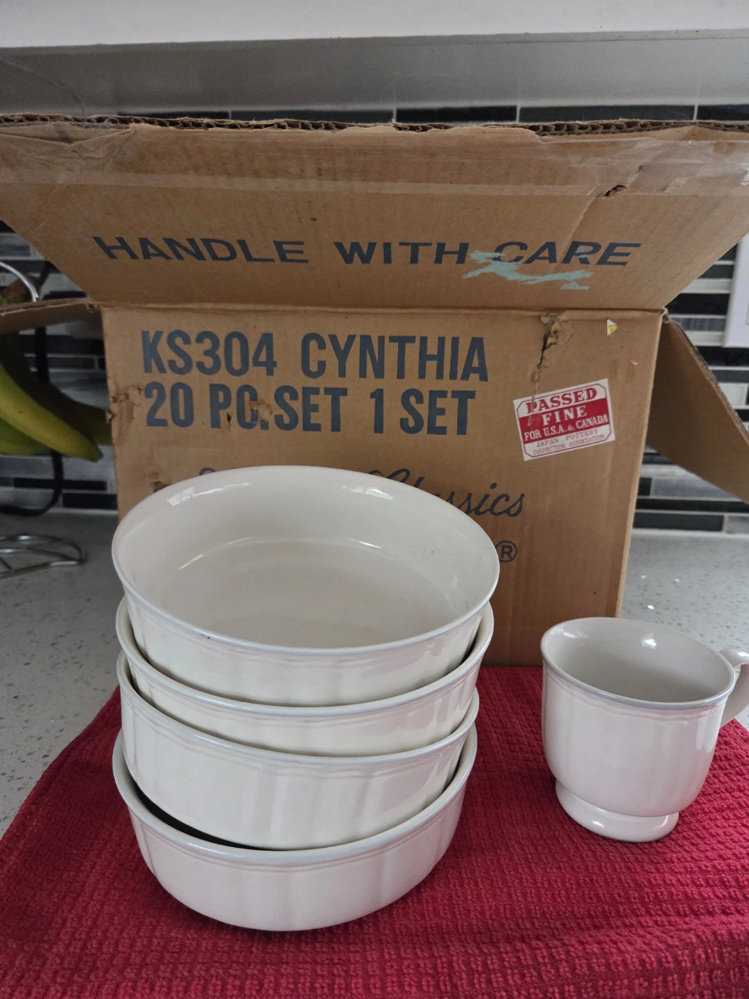 Mikasa Country Classics Cynthia 20-Piece Dinnerware Set