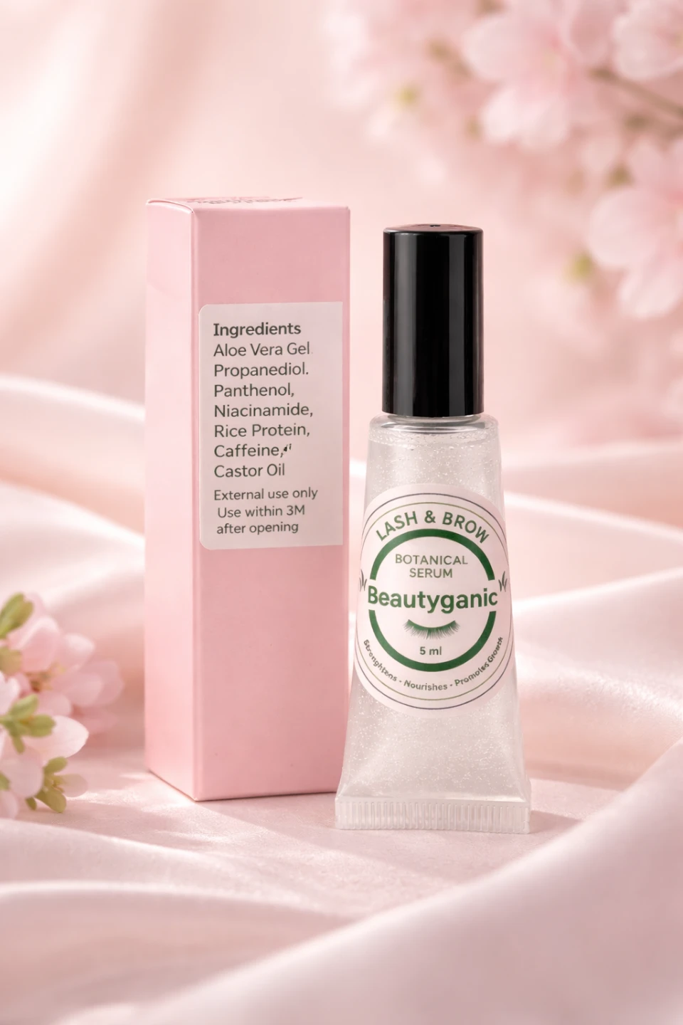 Beautyganic Lash & Brow Botanical Serum 5ml