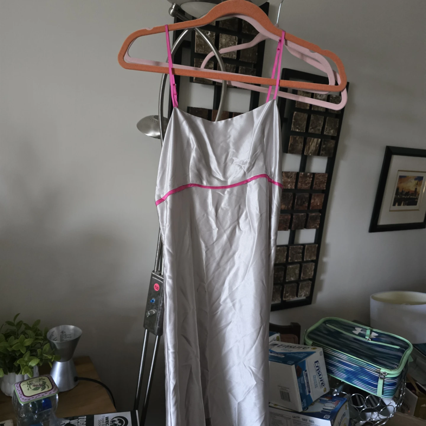 NougAt London Silver Floral Slip Dress - photo 4