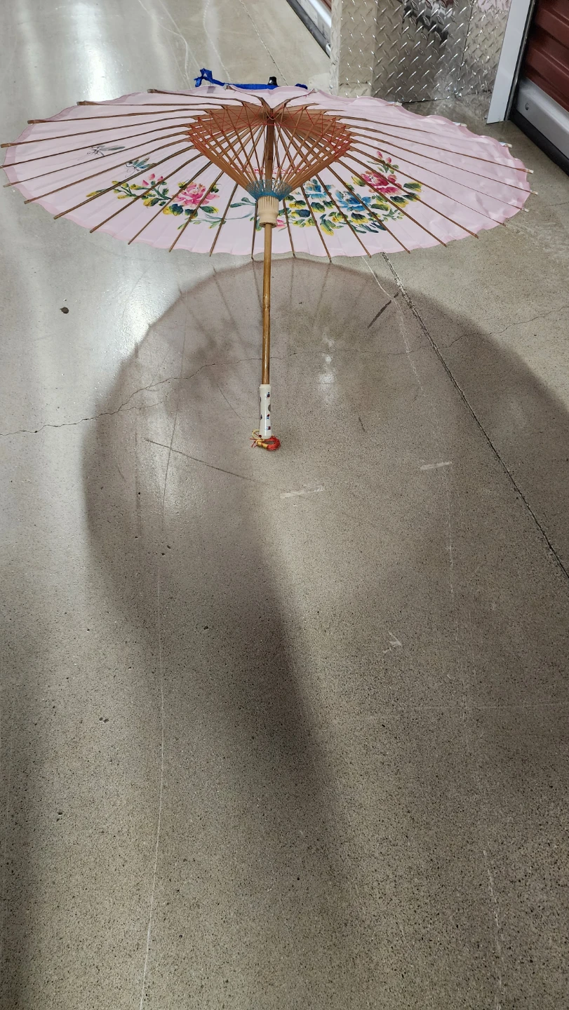 Vintage stile Pink Paper Parasol - photo 4