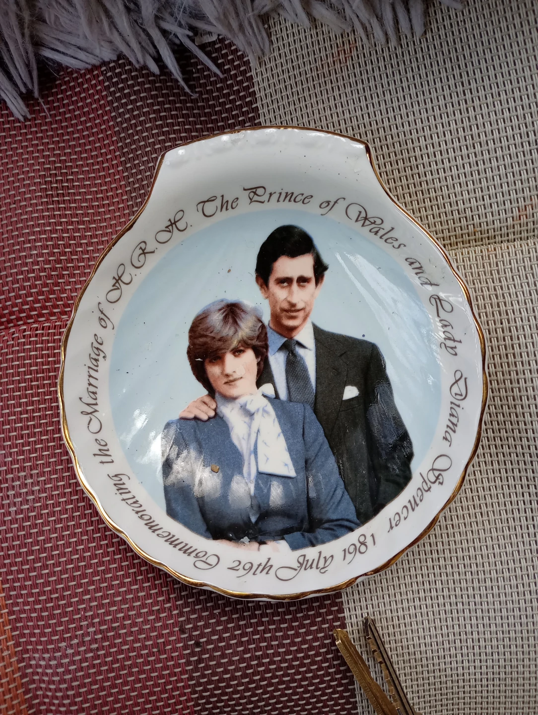 Royal Grafton Commemorative Plate - Prince Charles & Lady Diana