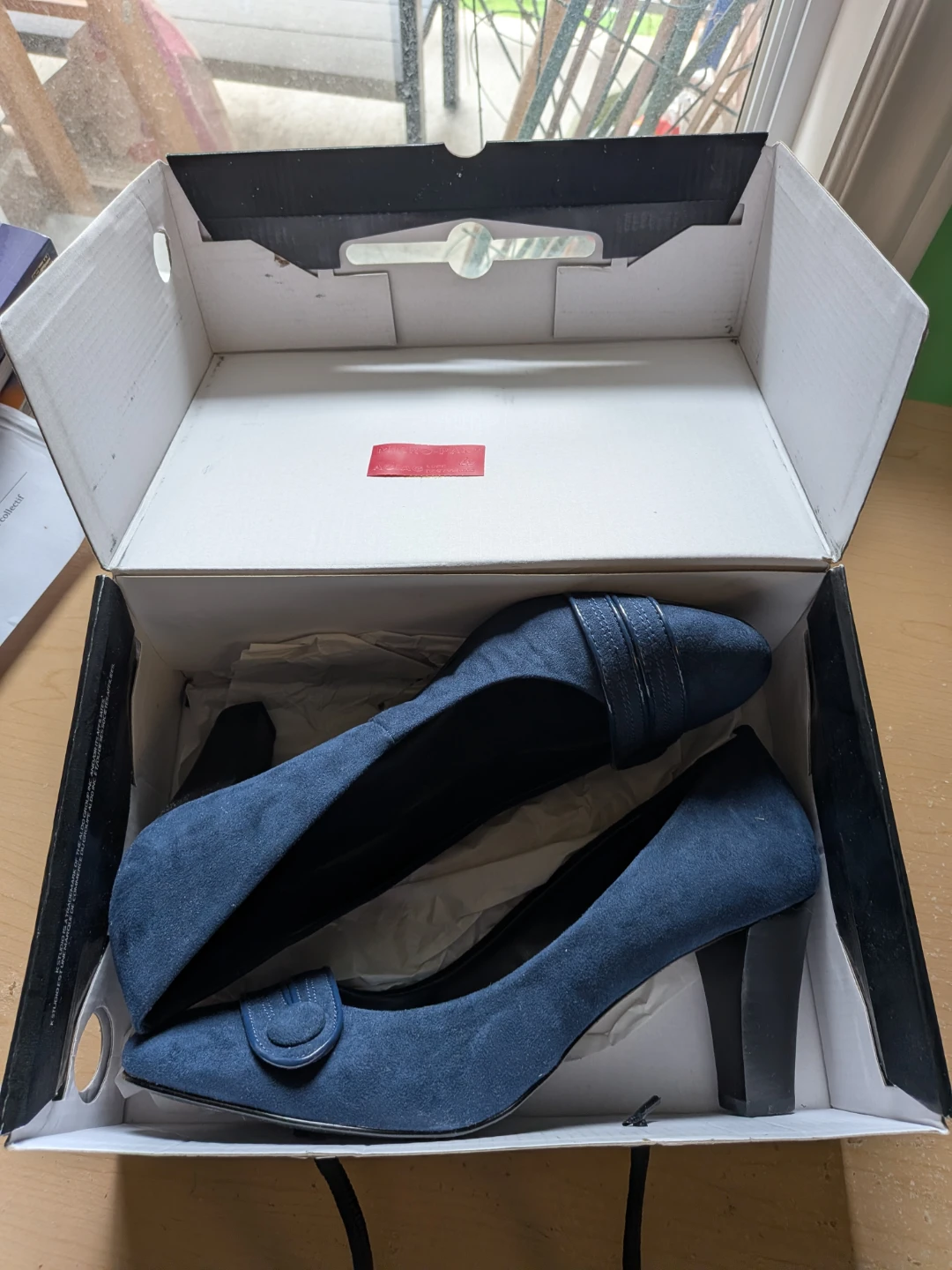 K Studio Chaussures à talons bleues en suède