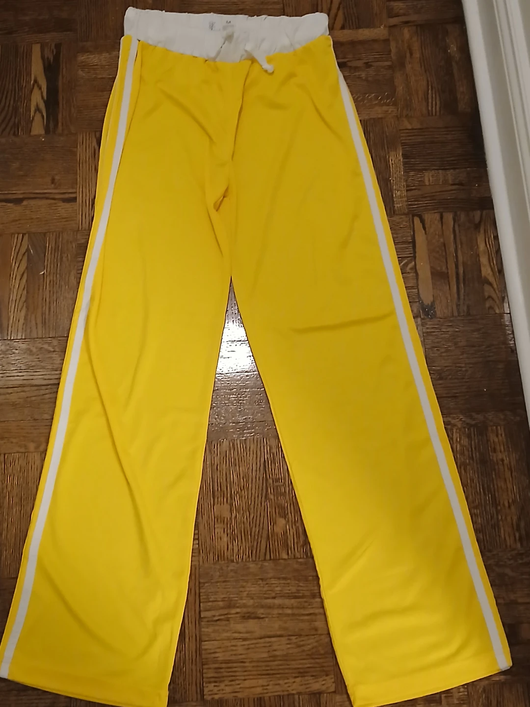 Brand New Yellow Track Pants - Size M