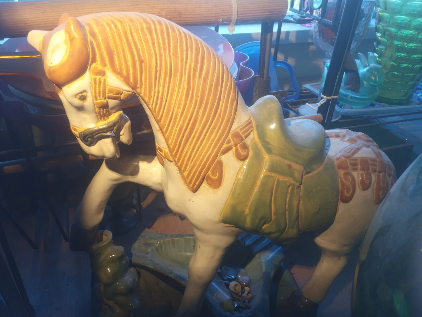 Vintage Ceramic Horse Figurine