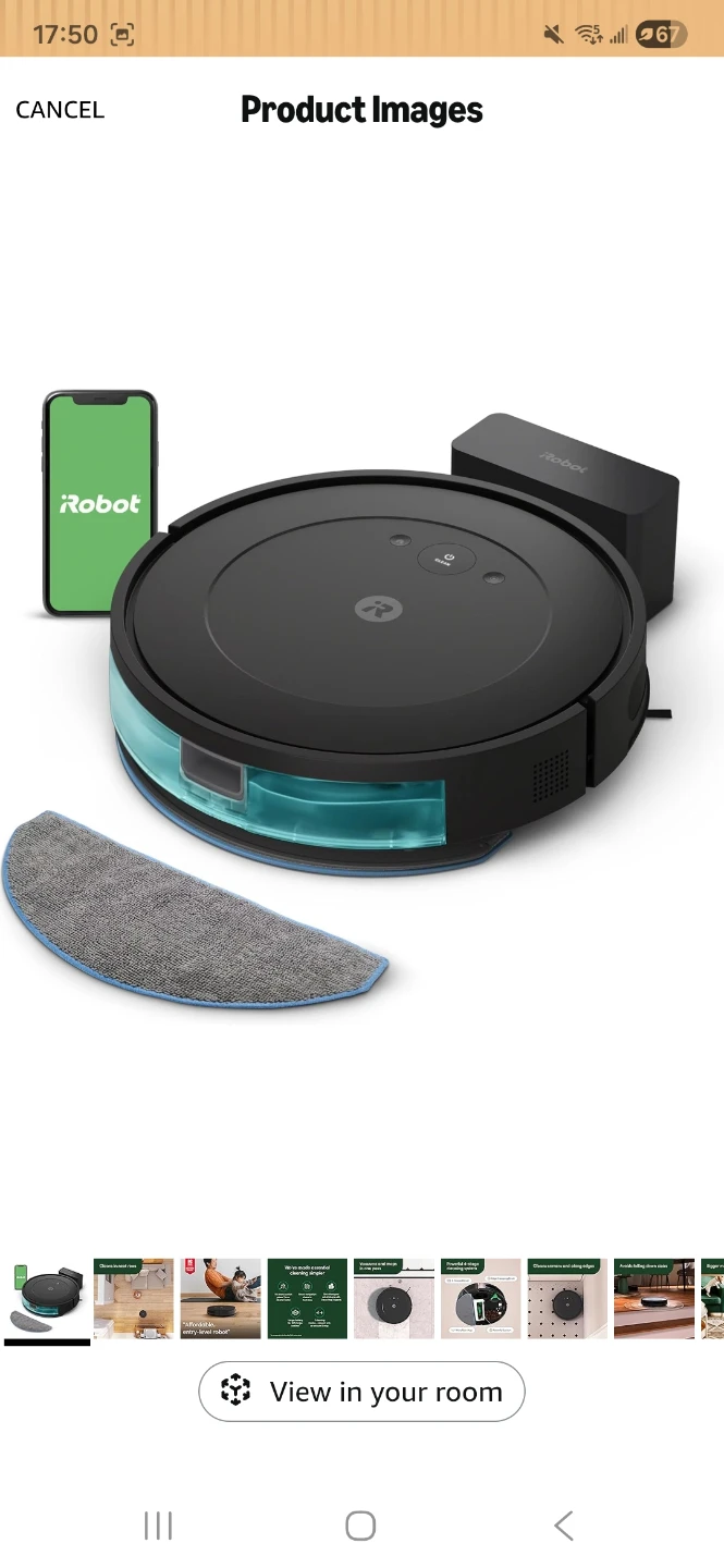 iRobot Roomba Robotic Vacuum and mop Cleaner - photo 3