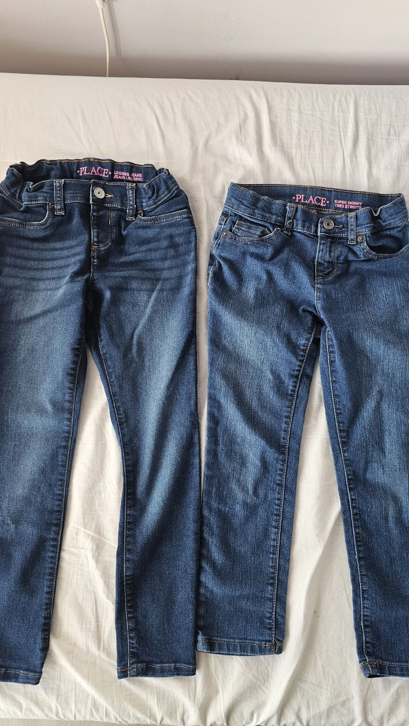 Girls Jeans - 2 Pairs (Children's Place size 6X/7)