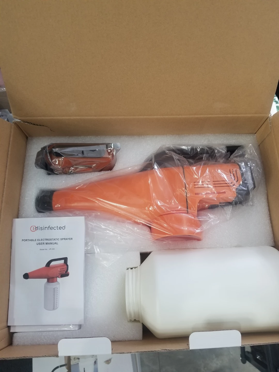 Disinfected Portable Electrostatic Sprayer JP-220