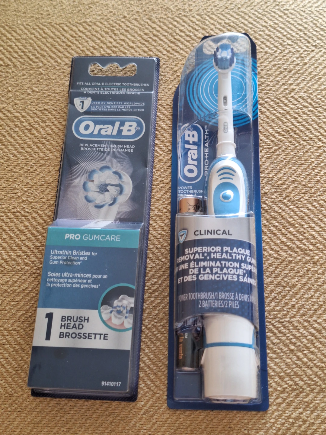 Oral-B Power Toothbrush and One Brush Head