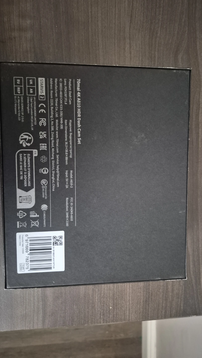 70mai 4K HDR Dash Cam A810 - photo 2