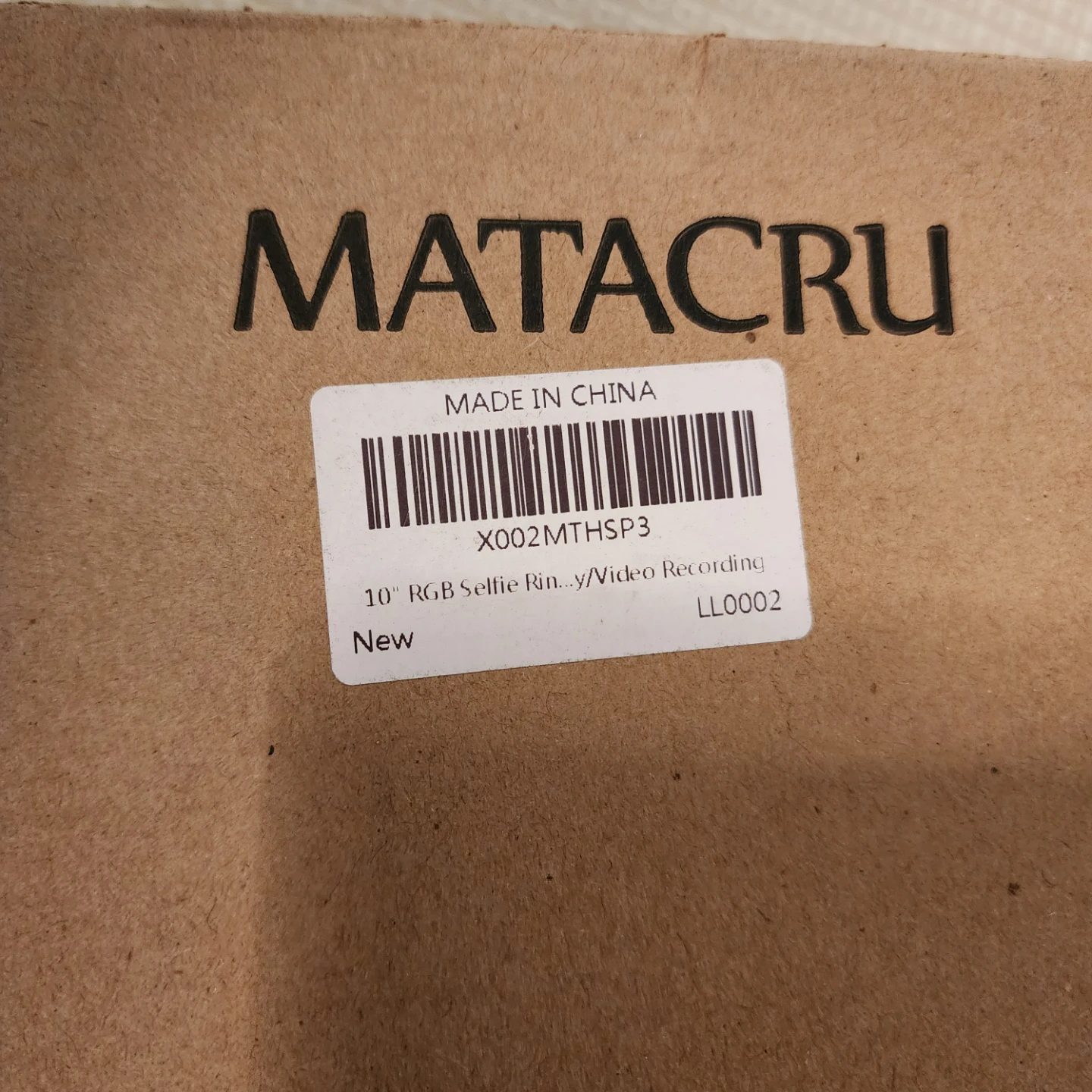 MATACRU 10" RGB Selfie Ring Light for Video Recording - photo 3