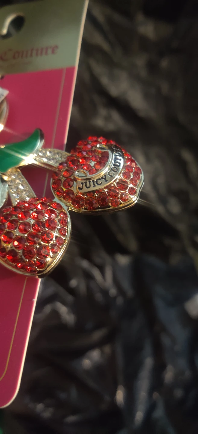 Juicy Couture Cherry Charm Keychains - photo 3