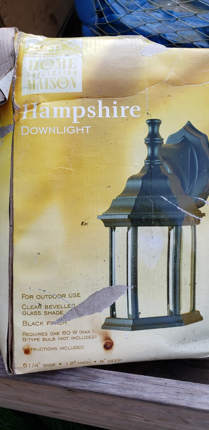 Home Collection Hampshire Downlight Outdoor Lantern