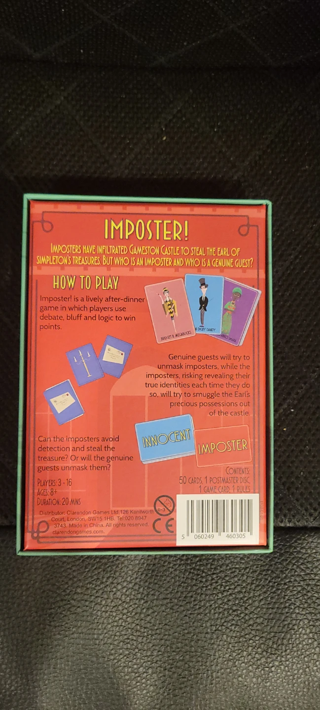 Imposter! The After-Dinner Mystery Game - photo 2