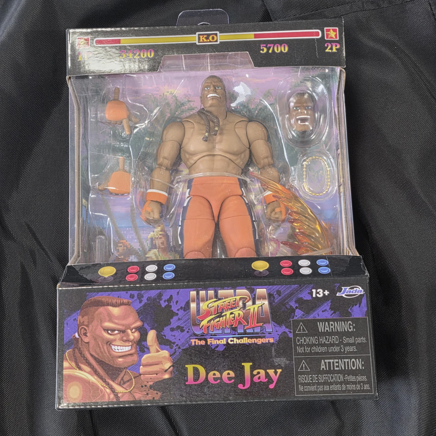 Jada Street Fighter II Dee Jay Action Figure