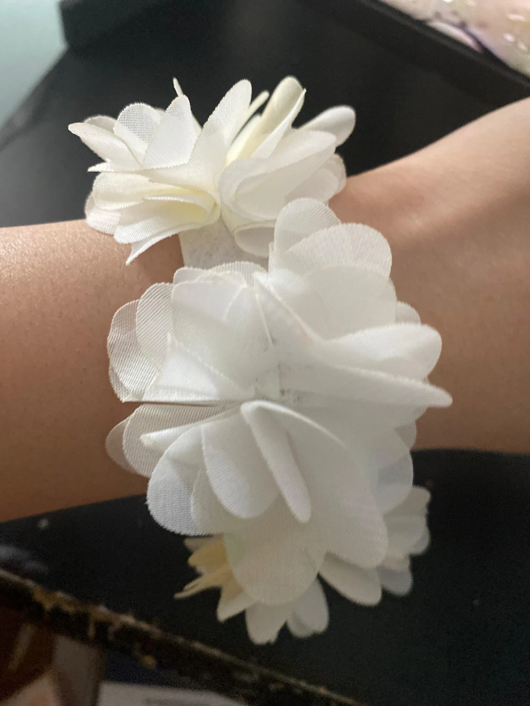 White Flower Headband