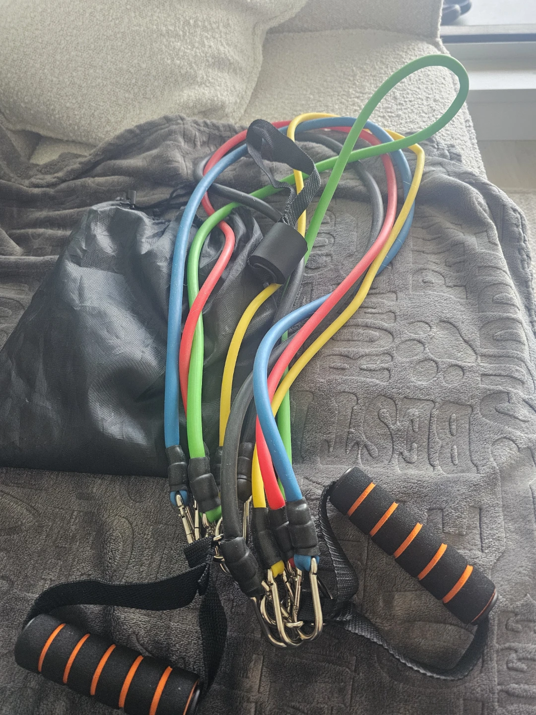 Resistance Bands Set with Handles and Bag