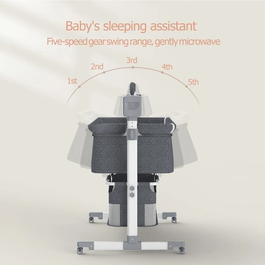 Multifunctional Baby Bassinet with Automatic Swing and Music - photo 5