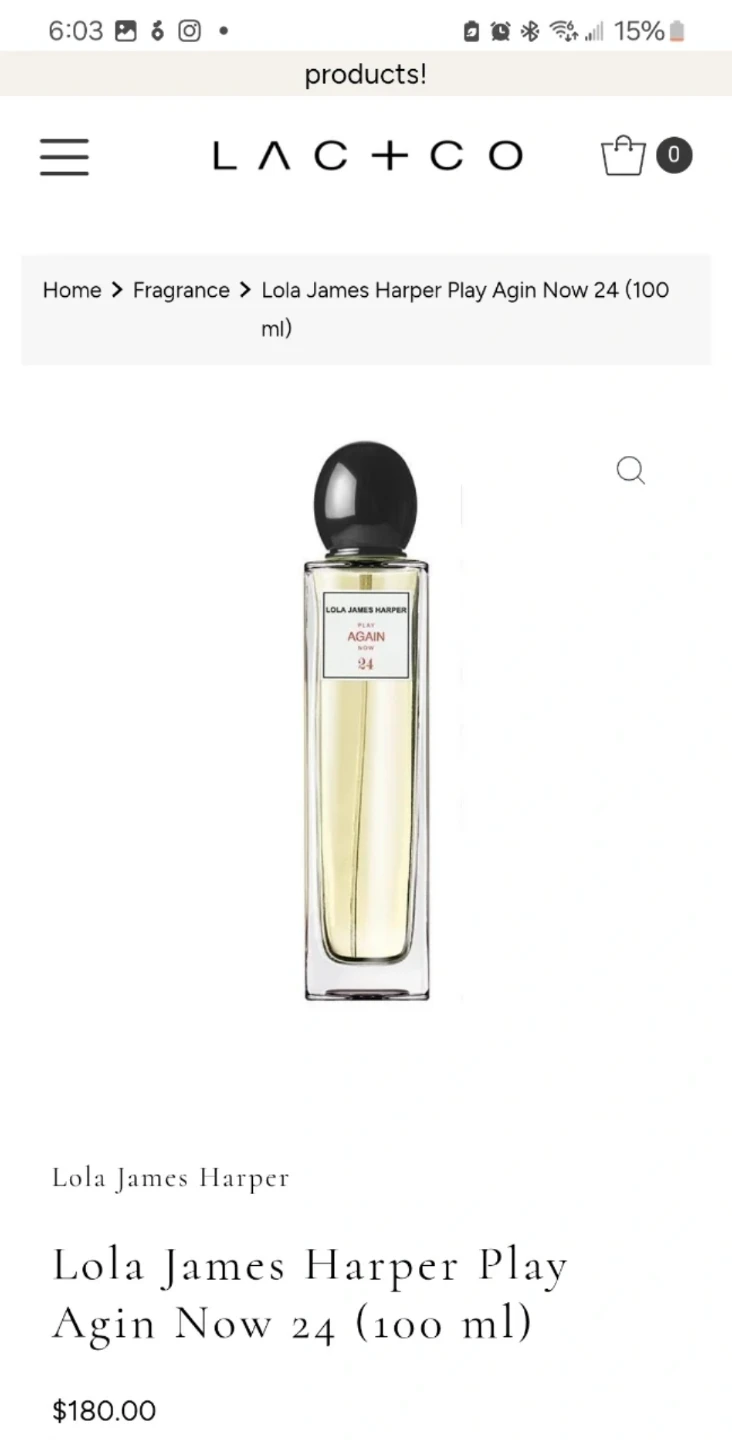 Lola James Harper Play Agin Now 24 Eau de Toilette 100 ml - photo 2