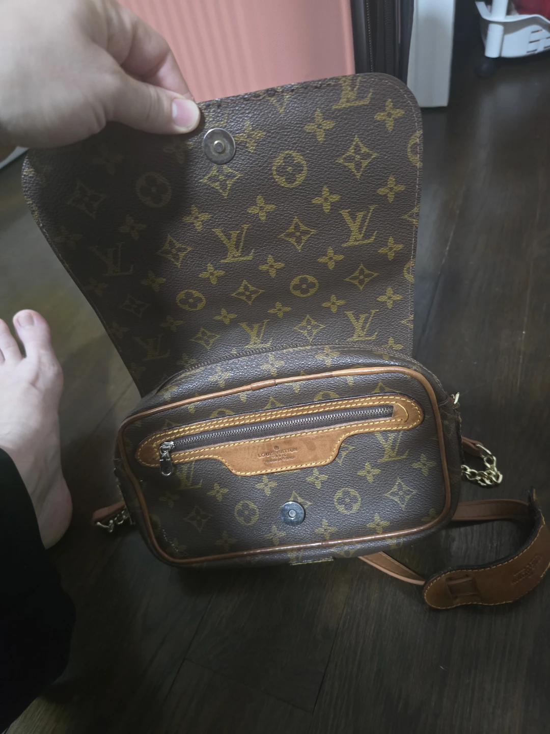 Louis Vuitton Monogram Canvas Crossbody Bag - photo 5