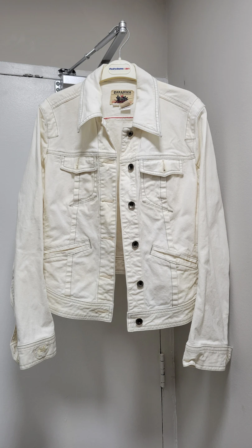 Parabúco Denim Legend White Trucker Jacket