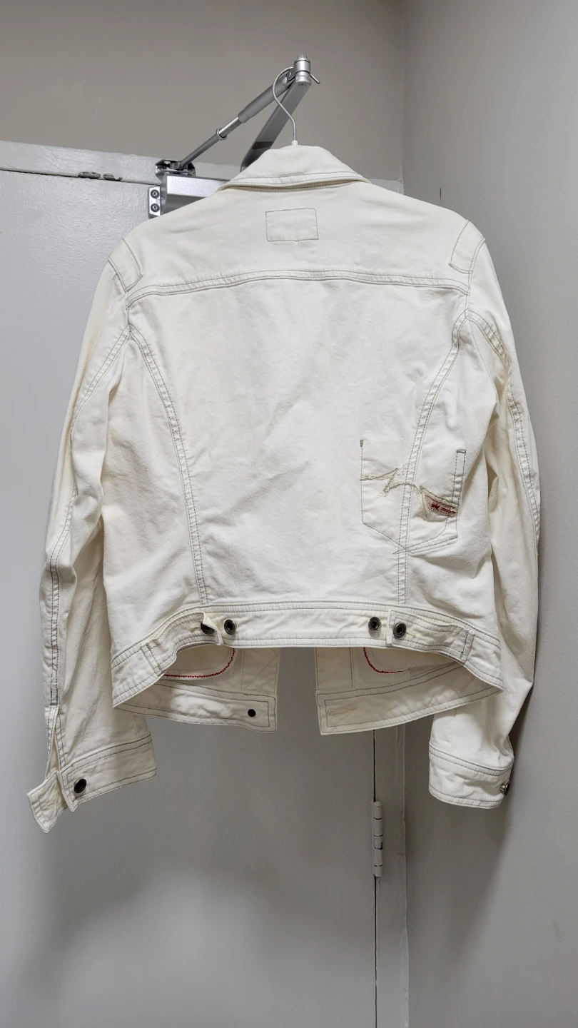 Parabúco Denim Legend White Trucker Jacket - photo 2