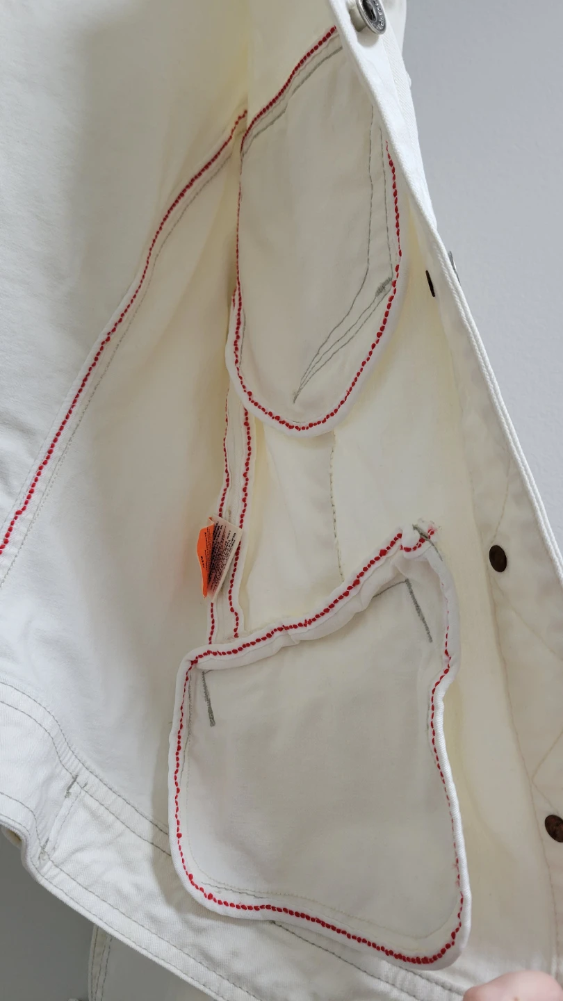 Parabúco Denim Legend White Trucker Jacket - photo 5