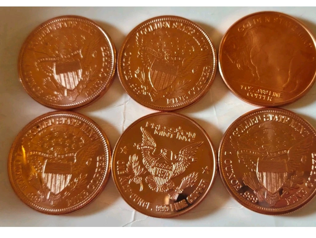 Copper Coins - Golden State Mint 1 oz - photo 4