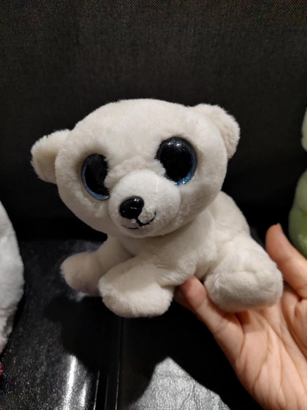 🌱 Set of 4 Beanie Boos Plush Toys - Frog, Polar Bears x2, Cat - photo 5