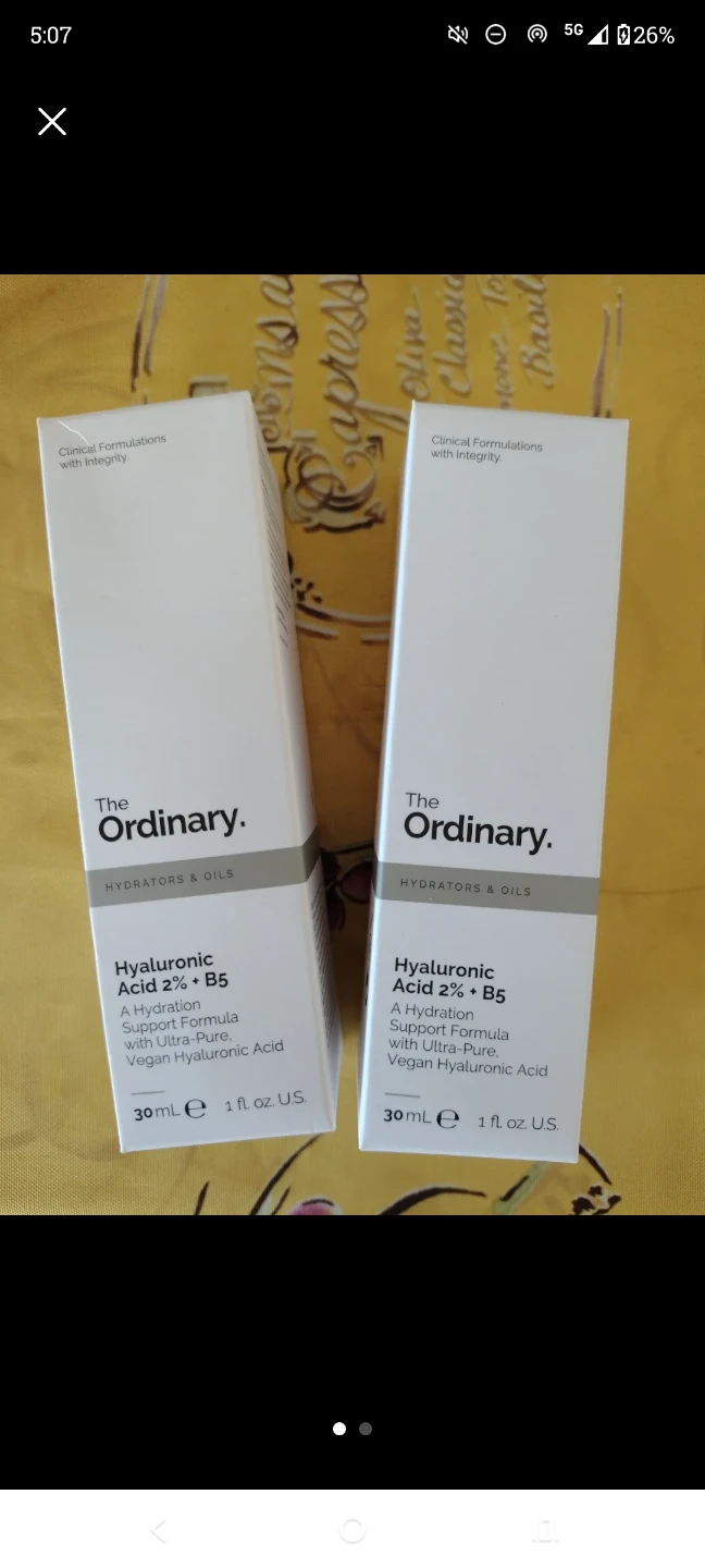 The Ordinary Hyaluronic Acid 2% + B5 Serum (2 x 30mL)