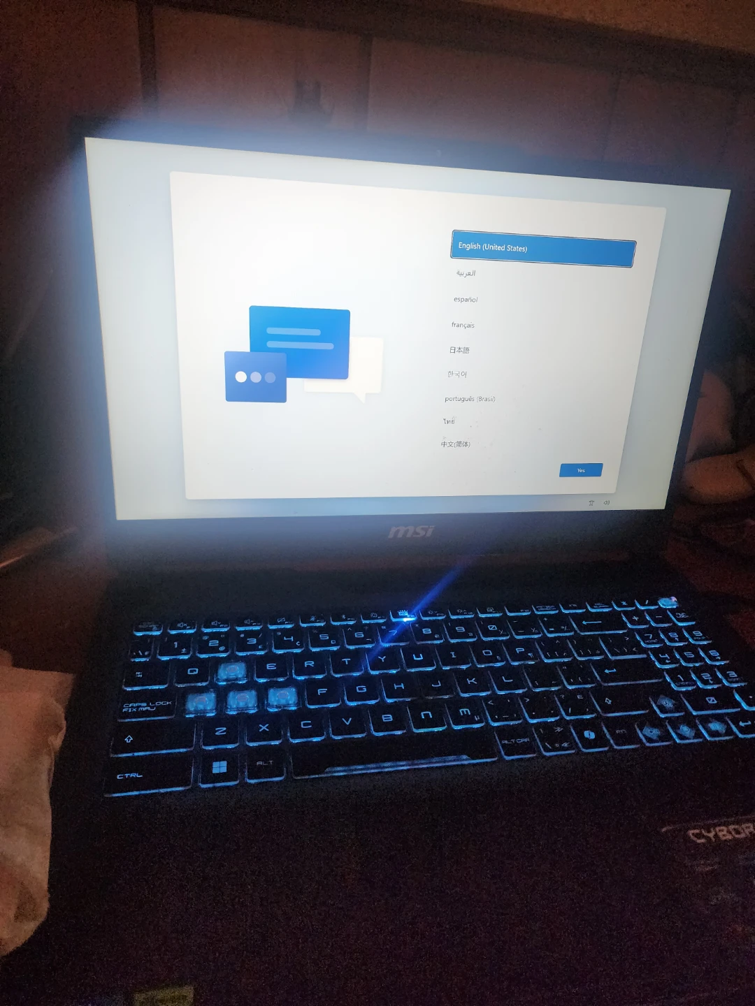 MSI Cyborg 15 Gaming Laptop