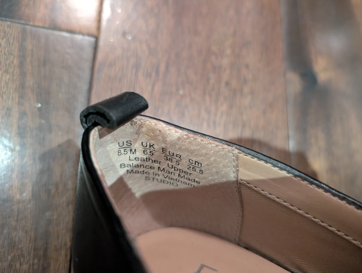 Franco Sarto Black Leather Loafers - Size 8.5 - photo 4