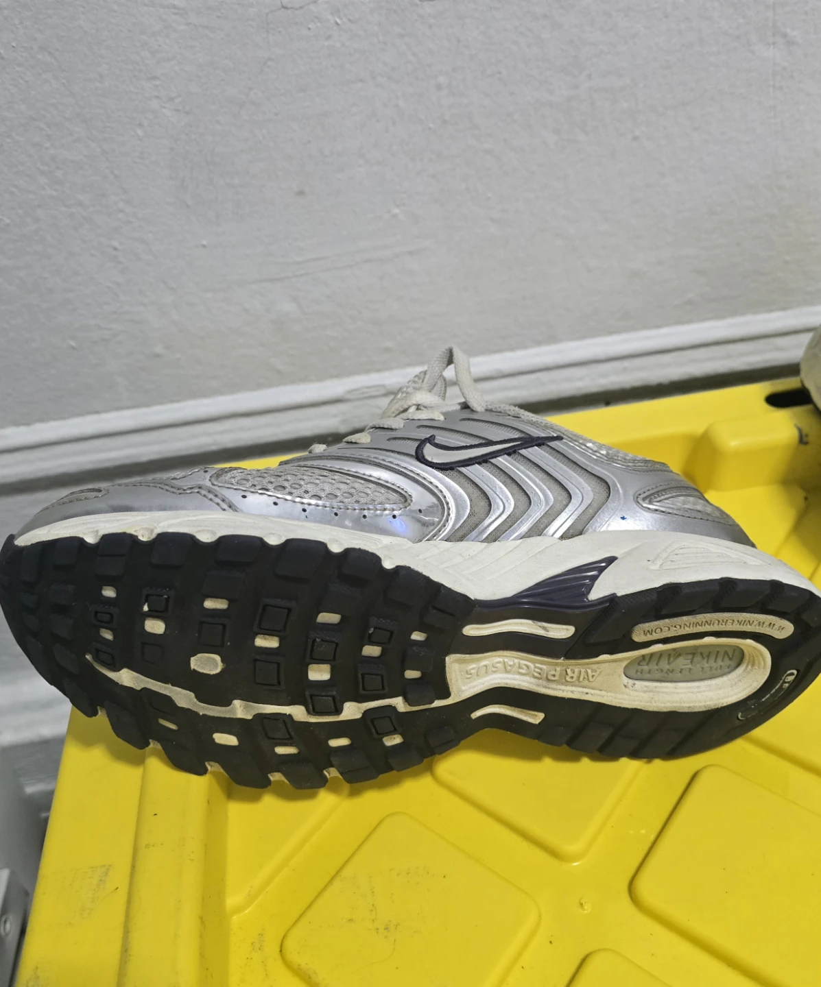 Nike Air Pegasus Running Shoes Silver - photo 3