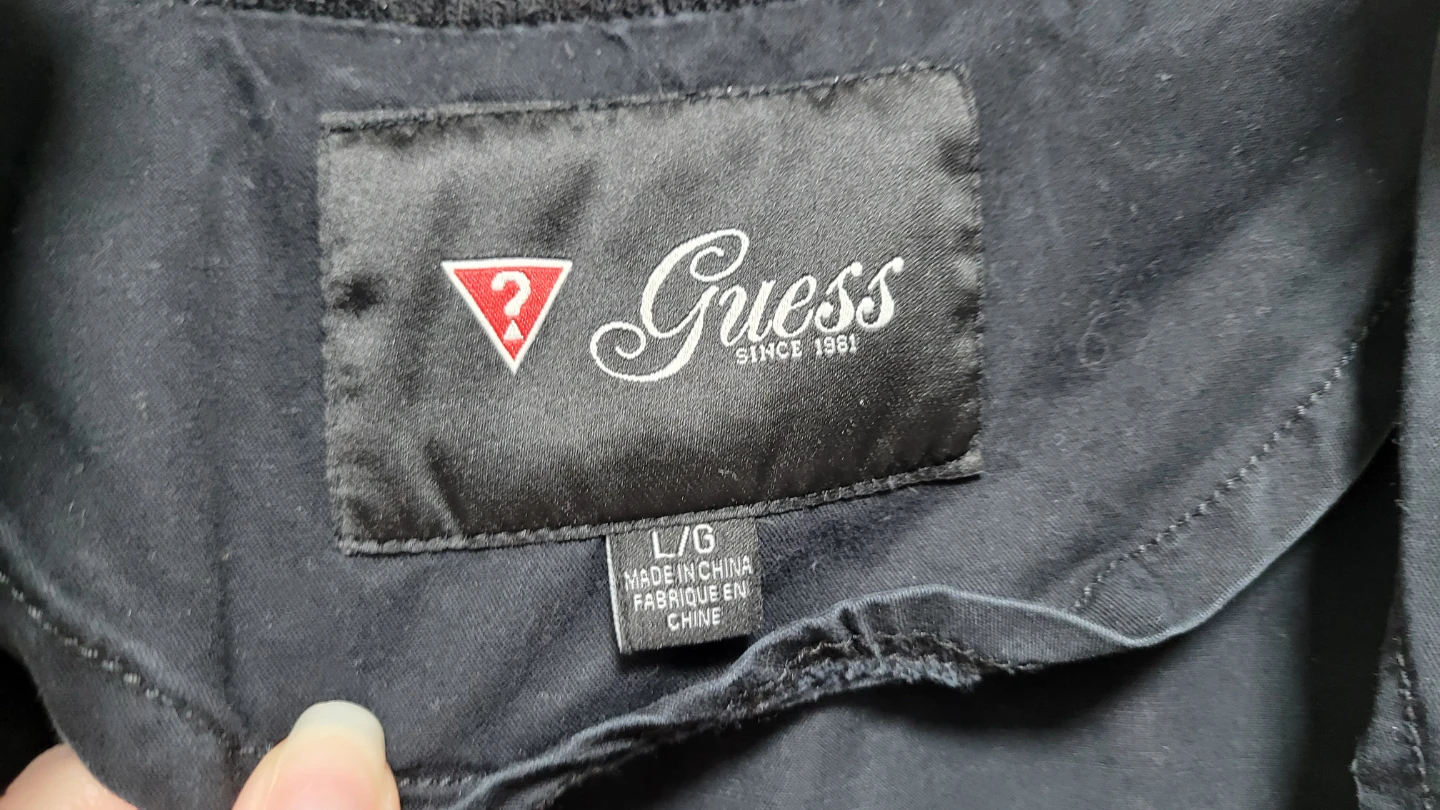 Vintage Guess Black Hooded Jacket - photo 2
