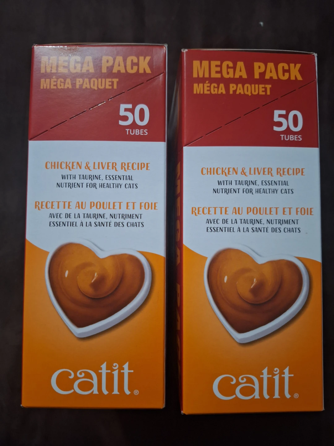 NEW Catit Creamy Chicken & Liver Recipe Cat Treats Mega Pack - photo 3