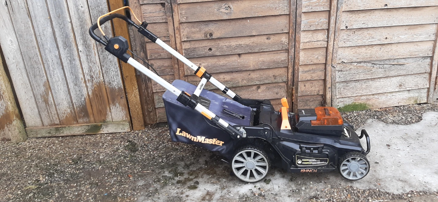 LawnMaster 60V Cordless Electric Mower 19-Inch