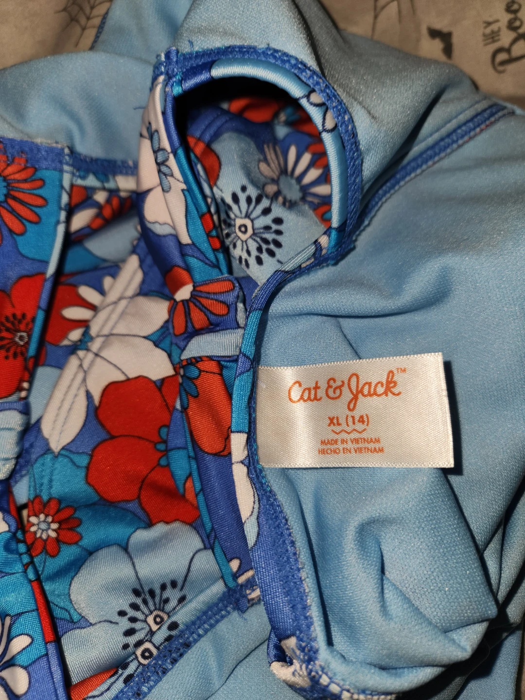Girls cat and jack bathing suit size 14/16 - photo 3