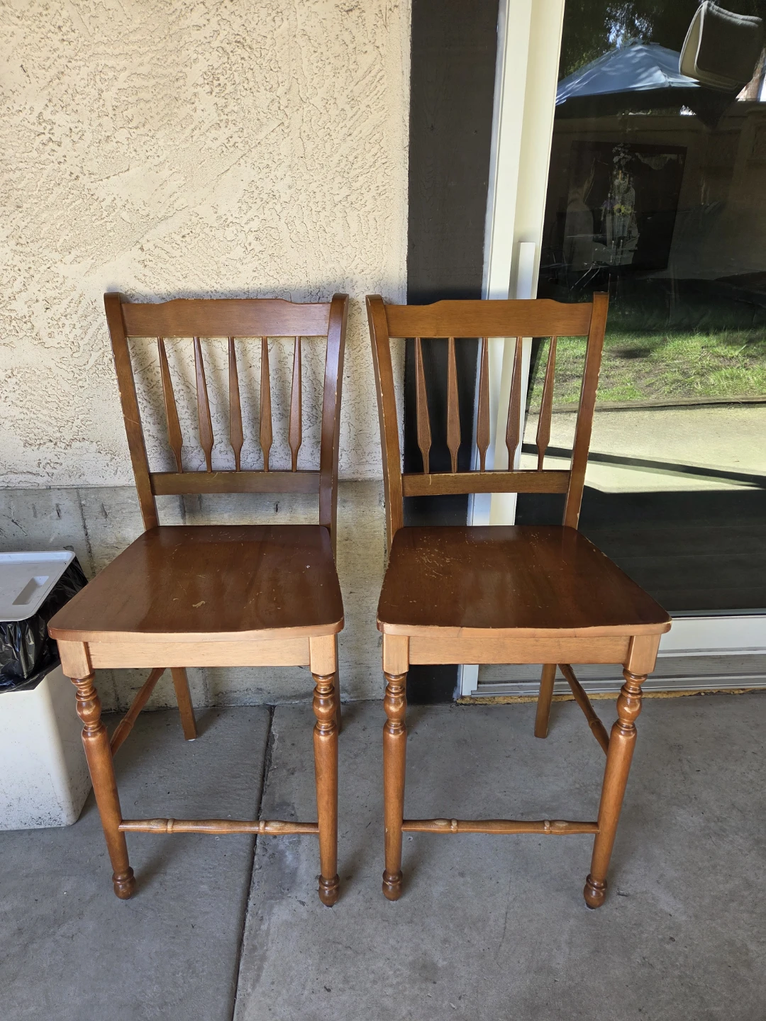 Set of 2 Wooden Chairs - photo 5