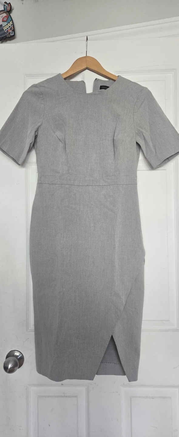 Banana Republic Grey Sheath Dress Size 6
