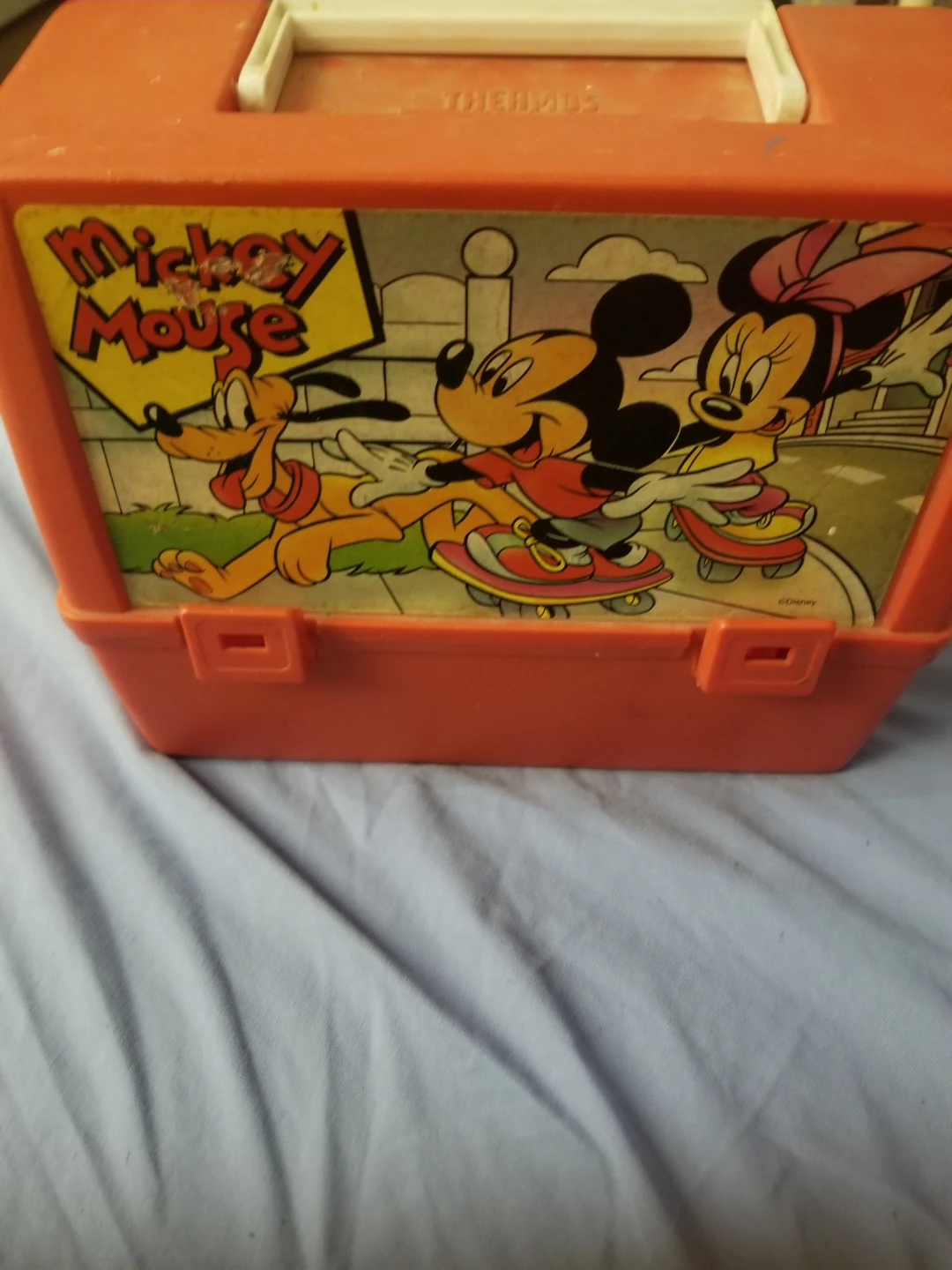 Mickey Mouse old school lunch box no thermos