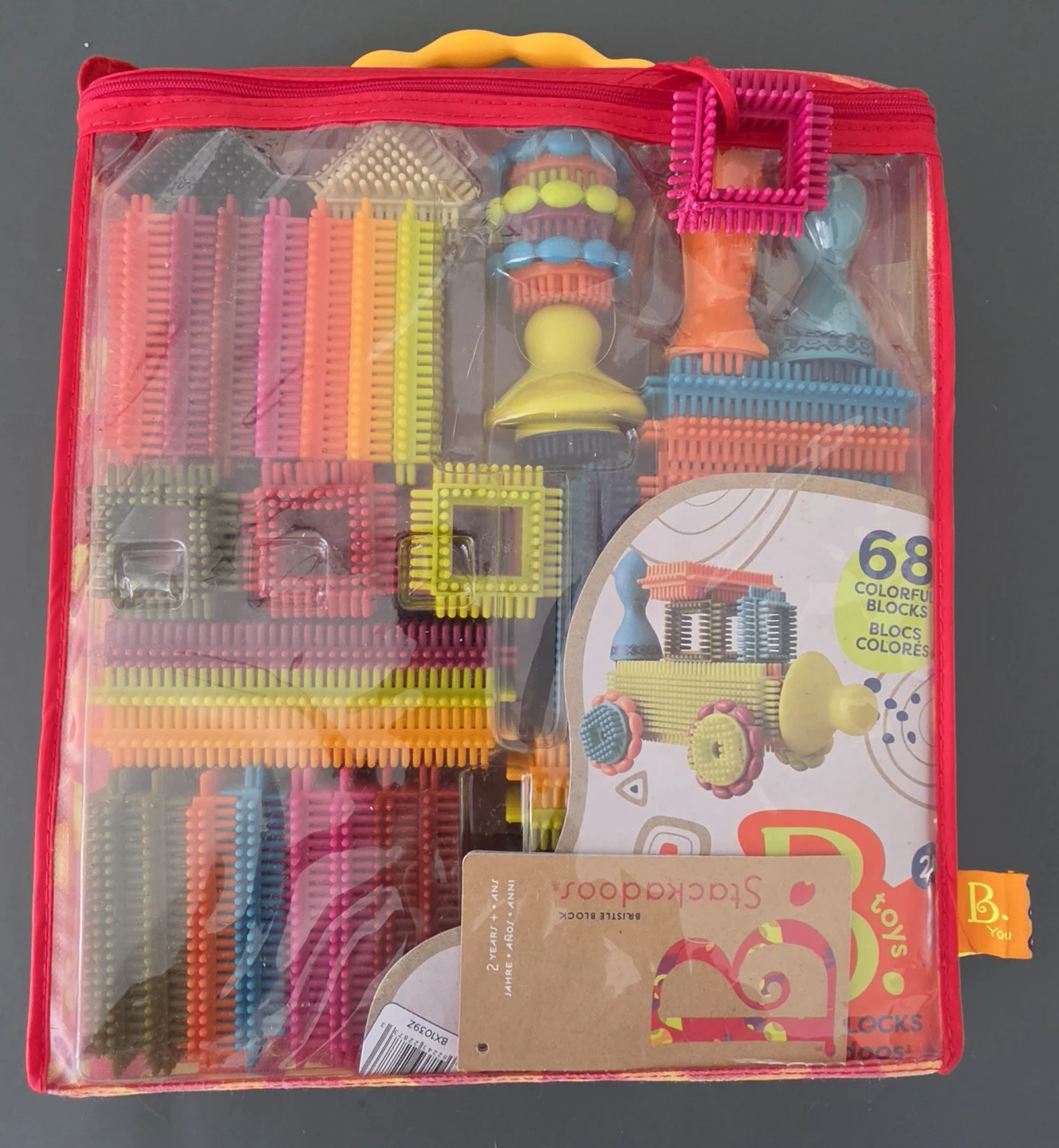 B. Toys Stackadoos Bristle Blocks
