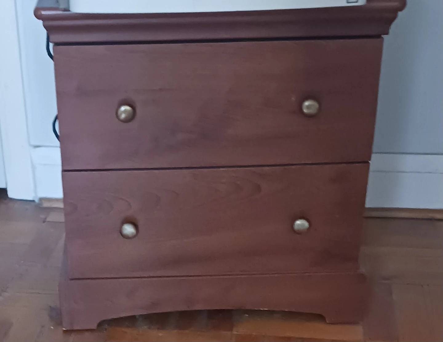 Two-drawer nightstand