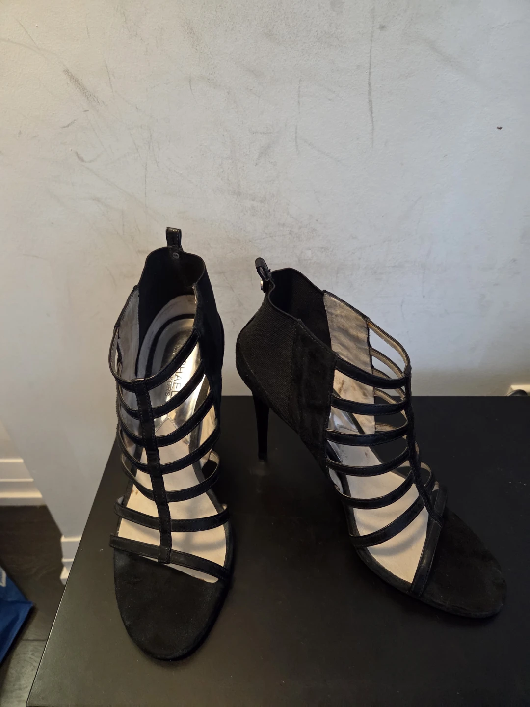 Michael Kors Black Strappy Heels - photo 3