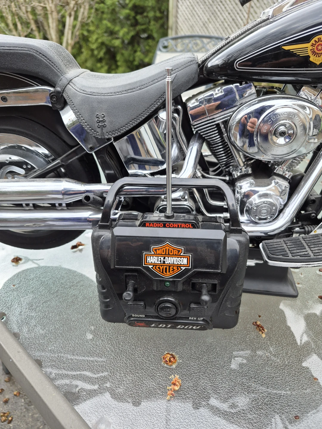 Harley-Davidson Fat Boy Radio Control Motorcycle - photo 2